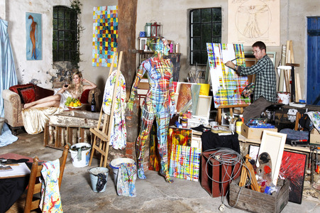 WORKING ART: Künstler / Artist Bodypainting