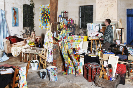 WORKING ART: Künstler / Artist Bodypainting