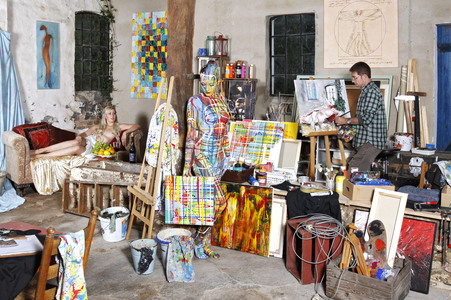 WORKING ART: Künstler / Artist Bodypainting