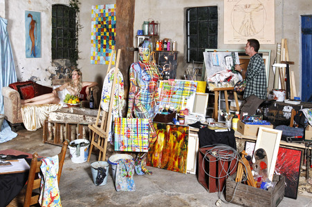 WORKING ART: Künstler / Artist Bodypainting