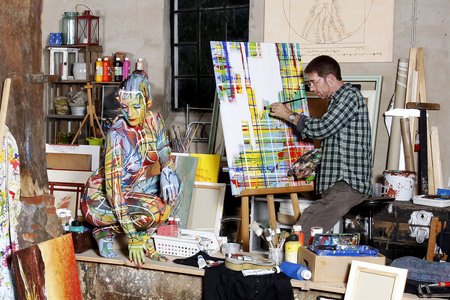 WORKING ART: Künstler / Artist Bodypainting