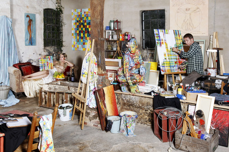 WORKING ART: Künstler / Artist Bodypainting