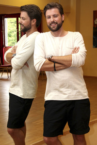 Felix von Jascheroff und Partnerin Lisa Steiner trainieren für 'Stepping Out' in Berlin