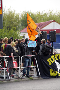 Antiifa Demo in Berlin