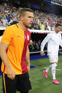 Fußballspiel Real Madrid gegen Galatasaray Istanbul in Madrid