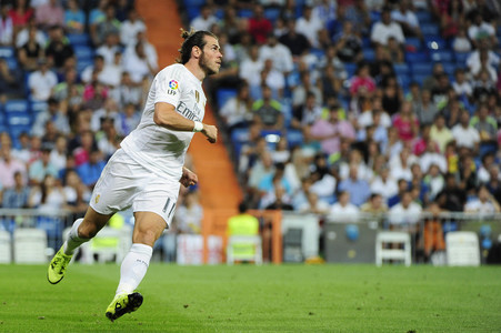 Fußballspiel Real Madrid gegen Galatasaray Istanbul in Madrid