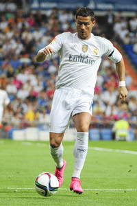 Fußballspiel Real Madrid gegen Galatasaray Istanbul in Madrid
