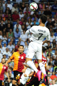 Fußballspiel Real Madrid gegen Galatasaray Istanbul in Madrid