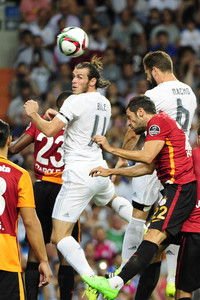 Fußballspiel Real Madrid gegen Galatasaray Istanbul in Madrid