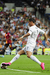 Fußballspiel Real Madrid gegen Galatasaray Istanbul in Madrid