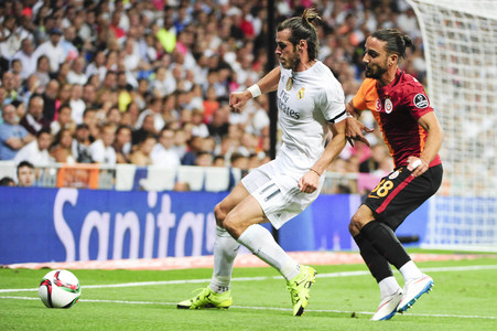 Fußballspiel Real Madrid gegen Galatasaray Istanbul in Madrid