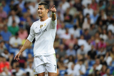 Fußballspiel Real Madrid gegen Galatasaray Istanbul in Madrid