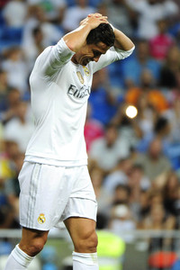 Fußballspiel Real Madrid gegen Galatasaray Istanbul in Madrid