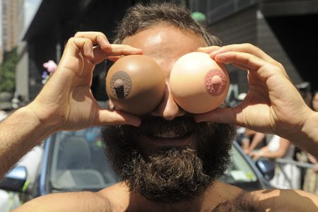 GoTopless Pride Parade in New York
