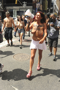 GoTopless Pride Parade in New York