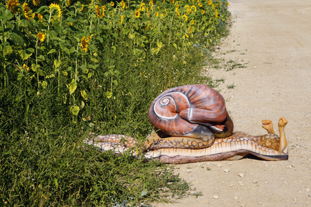 NATURE ART: Schnecke / Snail Bodypainting