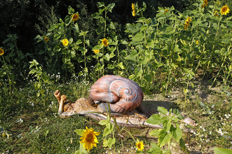 NATURE ART: Schnecke / Snail Bodypainting