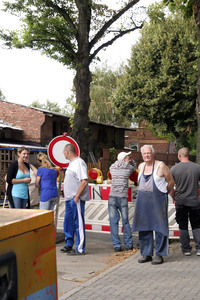 Tag der offen Tür im bezugsfertigen Containerdorf in Berlin-Wartenberg