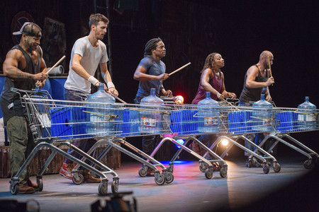 Fotoprobe zur Show 'Stomp' in Köln