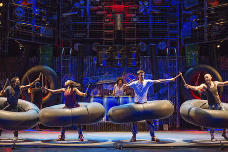 Fotoprobe zur Show 'Stomp' in Köln
