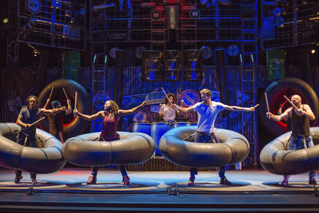 Fotoprobe zur Show 'Stomp' in Köln