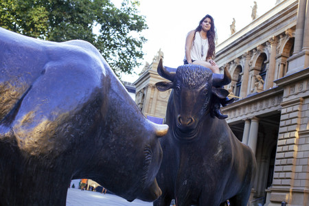 Bär und Bulle an der Börse Frankfurt
