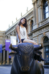 Bär und Bulle an der Börse Frankfurt