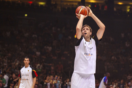 Basketball EM-Testspiel Deutschland gegen Frankreich in Köln