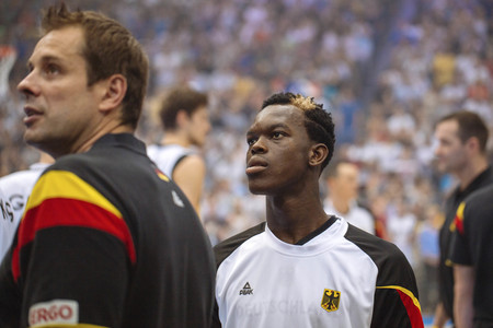 Basketball EM-Testspiel Deutschland gegen Frankreich in Köln
