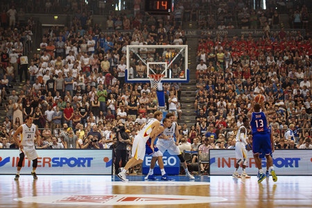 Basketball EM-Testspiel Deutschland gegen Frankreich in Köln
