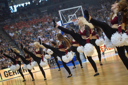 Basketball EM-Testspiel Deutschland gegen Frankreich in Köln