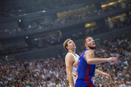 Basketball EM-Testspiel Deutschland gegen Frankreich in Köln