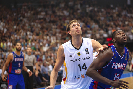 Basketball EM-Testspiel Deutschland gegen Frankreich in Köln