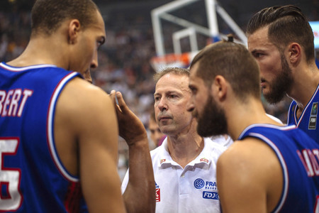 Basketball EM-Testspiel Deutschland gegen Frankreich in Köln
