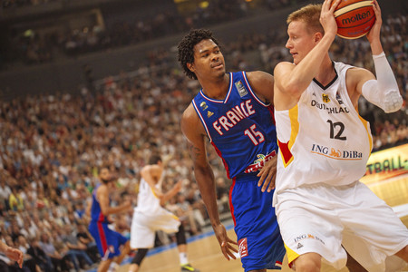 Basketball EM-Testspiel Deutschland gegen Frankreich in Köln