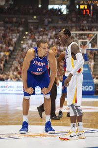 Basketball EM-Testspiel Deutschland gegen Frankreich in Köln