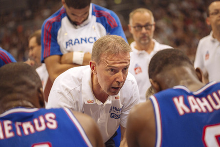 Basketball EM-Testspiel Deutschland gegen Frankreich in Köln