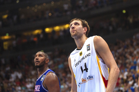 Basketball EM-Testspiel Deutschland gegen Frankreich in Köln