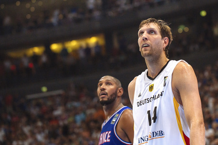 Basketball EM-Testspiel Deutschland gegen Frankreich in Köln