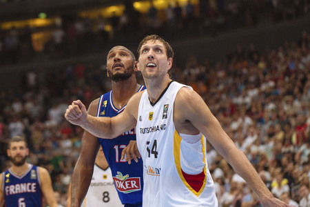 Basketball EM-Testspiel Deutschland gegen Frankreich in Köln