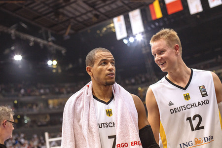 Basketball EM-Testspiel Deutschland gegen Frankreich in Köln