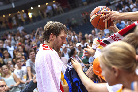 Basketball EM-Testspiel Deutschland gegen Frankreich in Köln