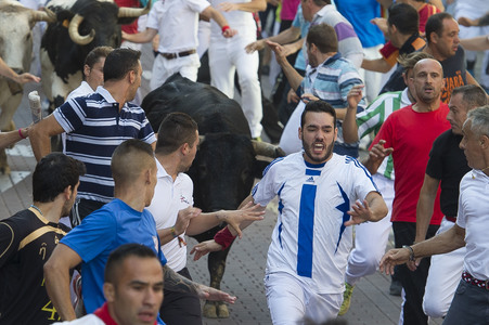 Stierlauf in San Sebastian de los Reyes