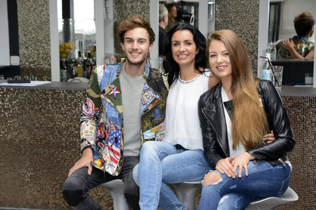Joelina Drews und Marc Aurel Zeeb trainieren für 'Stepping Out' in Köln