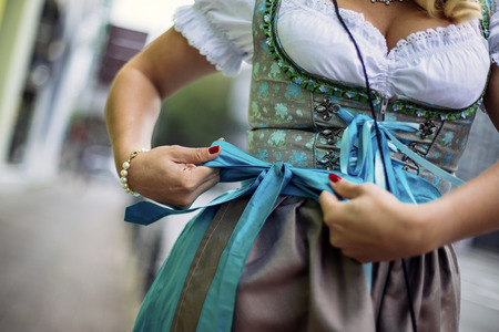 Foto-Shooting mit Models zum Thema 'Oktoberfest' und 'Dirndl' in Köln