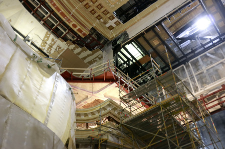 Baustelle Staatsoper Unter den Linden Pressetermin in Berlin