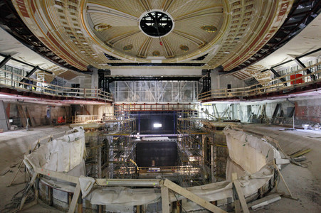 Baustelle Staatsoper Unter den Linden Pressetermin in Berlin