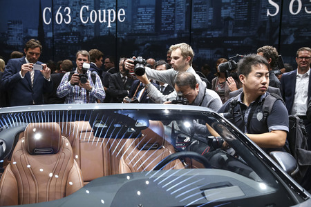 Erster Pressetag auf der IAA 2015 in Frankfurt