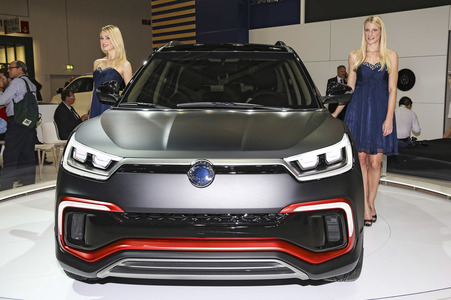 Erster Pressetag auf der IAA 2015 in Frankfurt