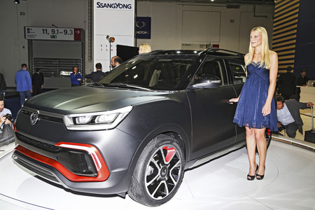 Erster Pressetag auf der IAA 2015 in Frankfurt